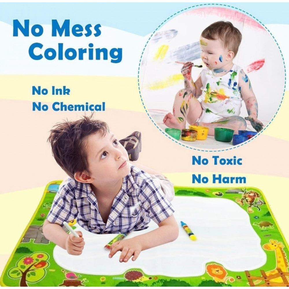 Kids Magic Water Drawing Mat (Multicolor)
