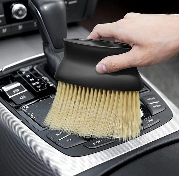 Pack of 2 Car Dashboard Cleaning Brush (Black)