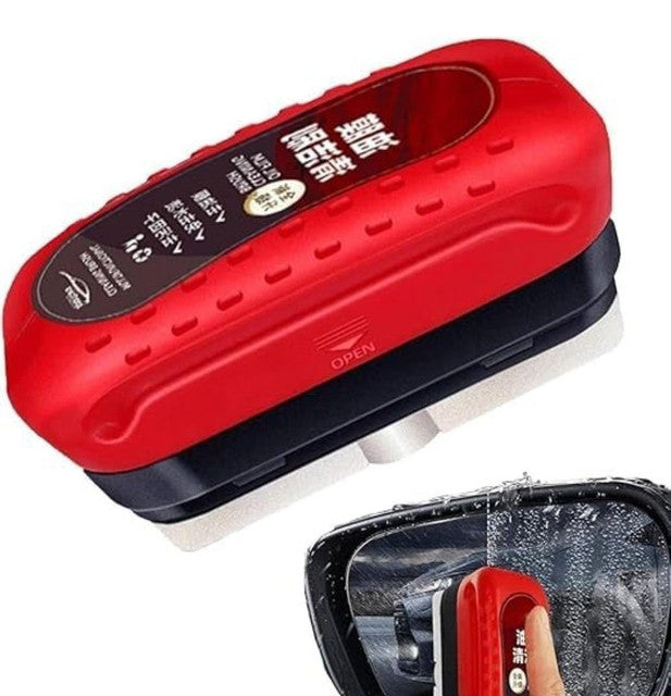 Generic Pack of 2 Automotive Oil Film Cleaning Brush (Red-Black)