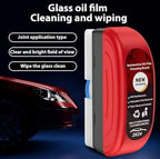 Pack of 2 Automotive Oil Film Cleaning Brush (Red-Black)