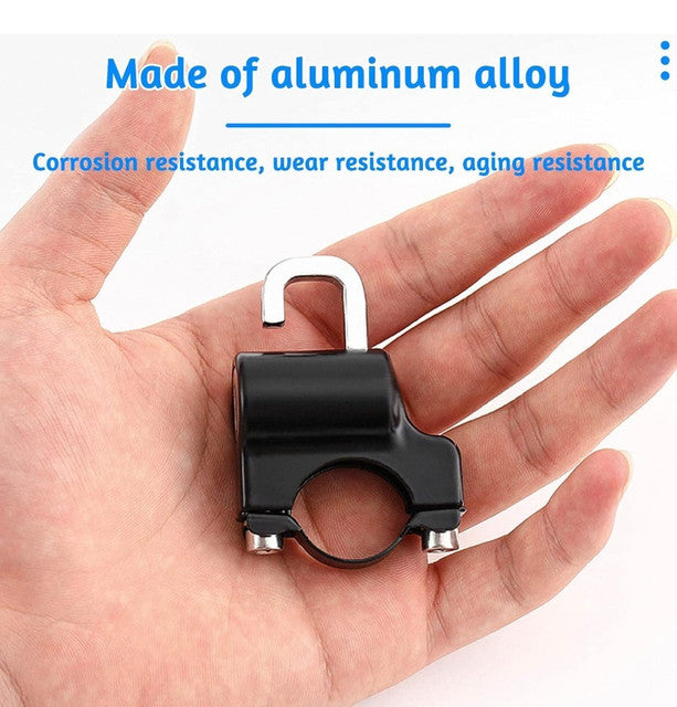 Generic Motorcycle Helmet Lock (Black)
