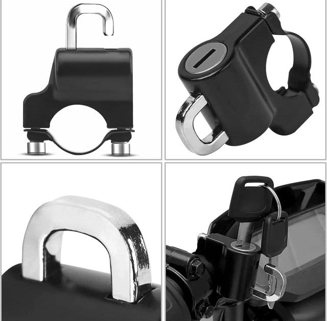 Generic Motorcycle Helmet Lock (Black)