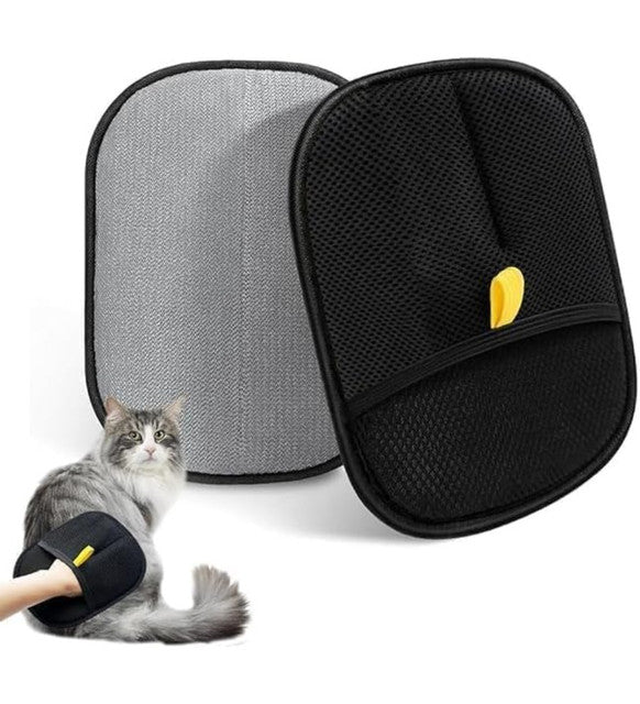 Generic Cat Dog Hair Remover Gloves (Black)