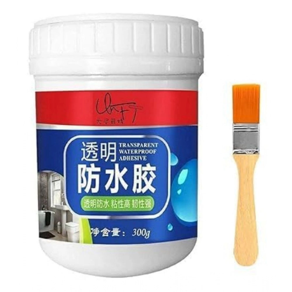 Pack of 2 Transparent Waterproof Glue (White)