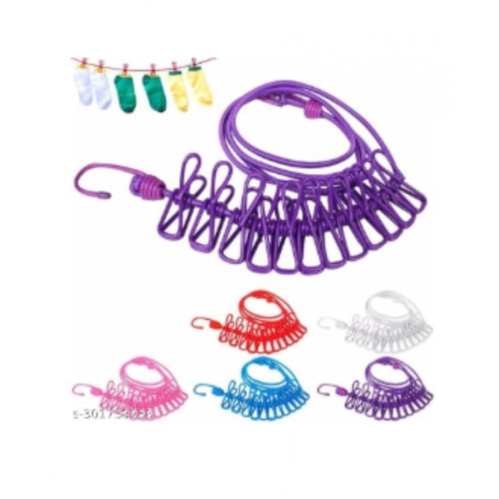 Pack of 5 Nylon Cloth Drying Rope (Multicolor)