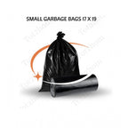 Pack of 4 Recyclable Plastic-Biodegradable 17 x 19 Inches Garbage Bag (Black)