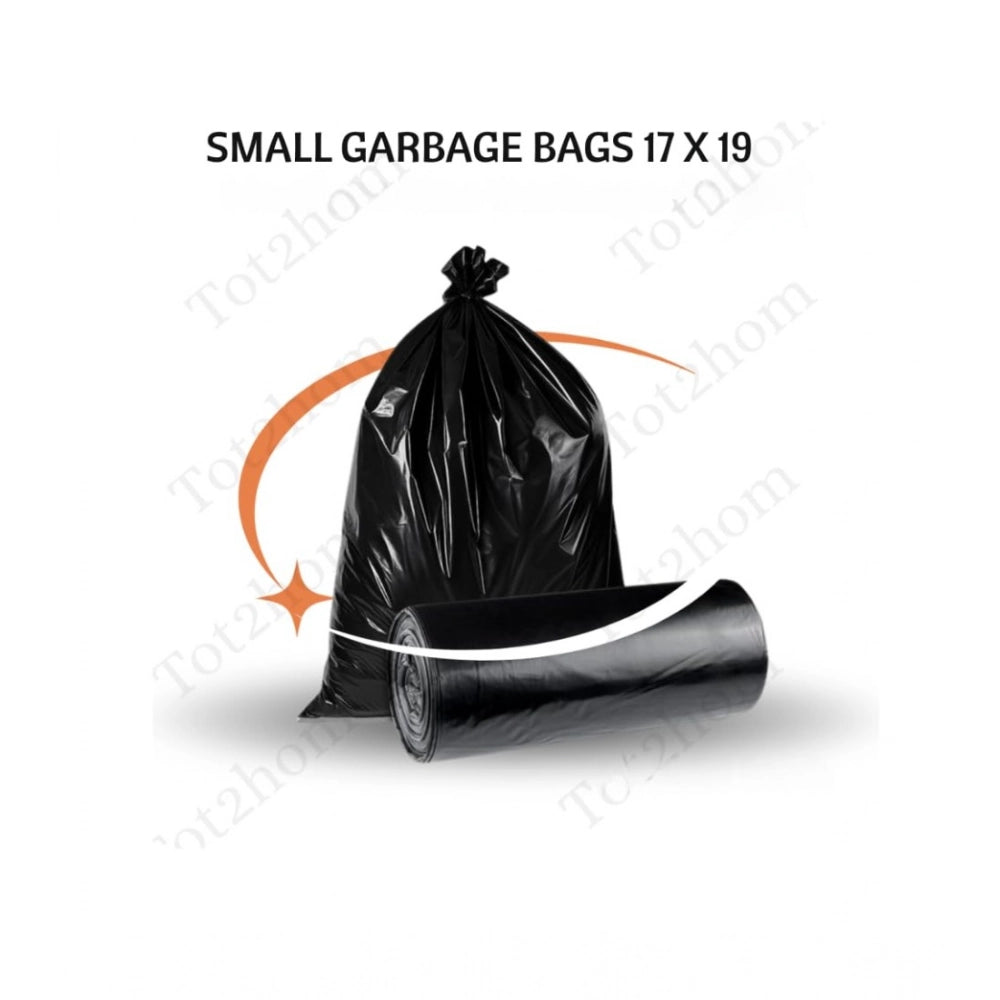 Pack of 12 Biodegradeable Vegetable-Paper 17 x 19 Inches Garbage Bag (Black)