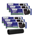 Pack of 6 Biodegradeable Vegetable-Paper 25 x 30 Inches Garbage Bag (Black)