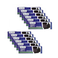 Pack of 12 Biodegradeable Vegetable-Paper 25 x 30 Inches Garbage Bag (Black)