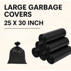 Pack of 12 Biodegradeable Vegetable-Paper 25 x 30 Inches Garbage Bag (Black)