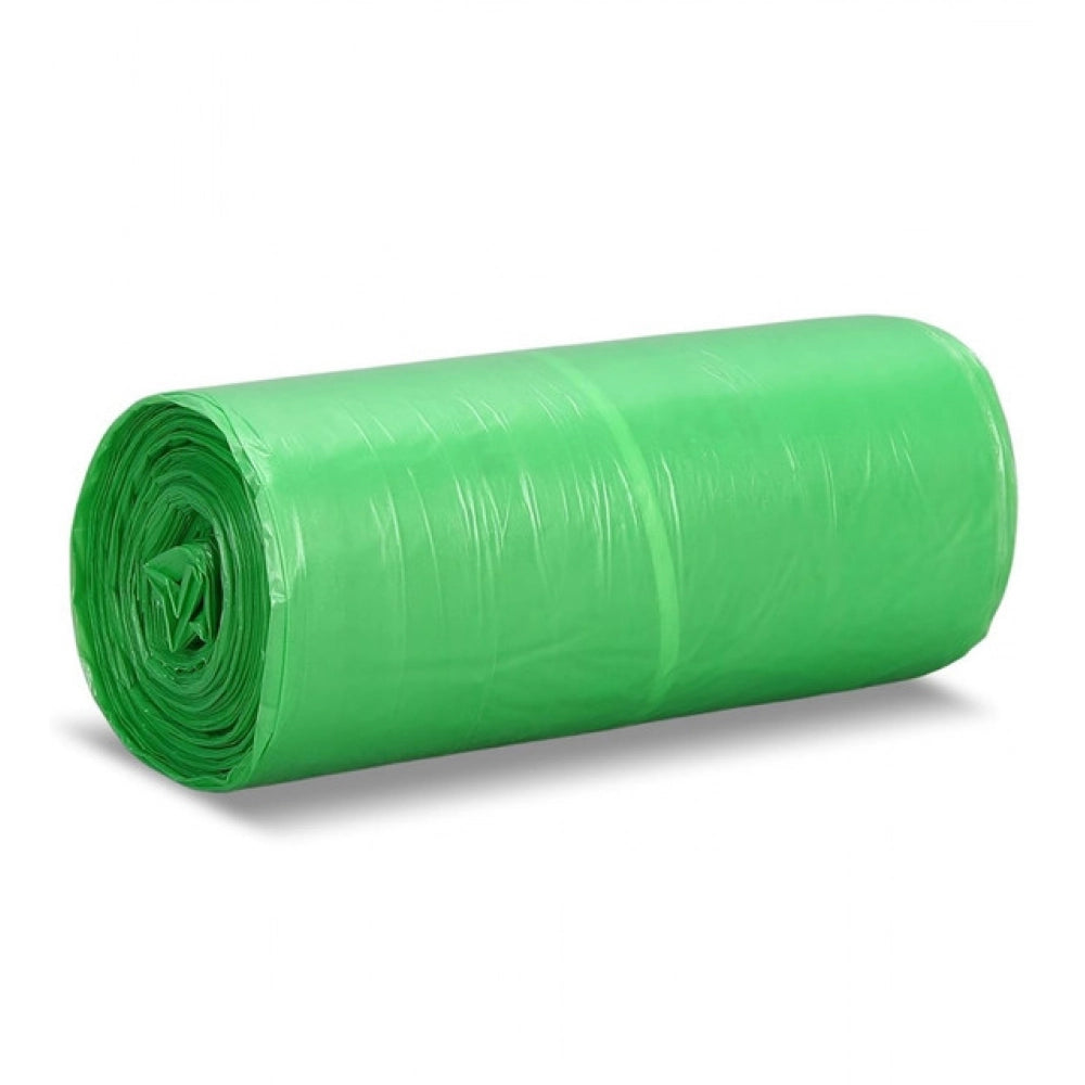 Pack of 3 Polyethylene 17 x 19 Inches Garbage Bag (Green)