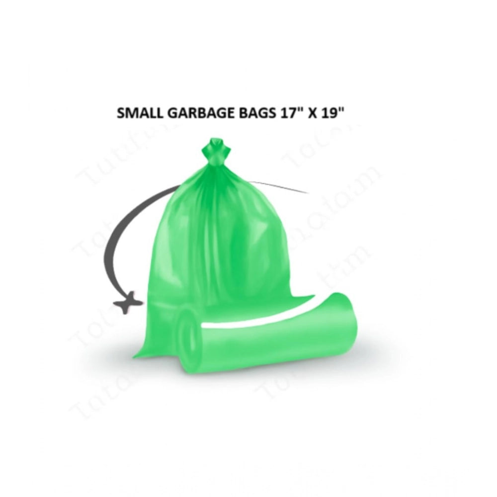 Pack of 5 Biodegradeable Vegetable-Paper 17 x 19 Inches Garbage Bag (Green)