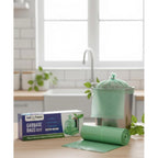 Pack of 10 Biodegradeable Vegetable-Paper 19 x 21 Inches Garbage Bag (Green)