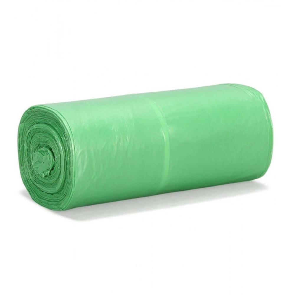 Pack of 5 Biodegradeable Vegetable-Paper 19 x 21 Inches Garbage Bag (Green)