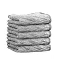 Pack of 5 Stainless Steel Dishwash Scrub (Silver)