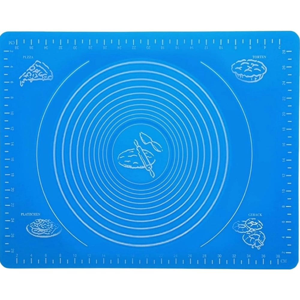 Pack of 3 Silicone Roti Mat (Blue)