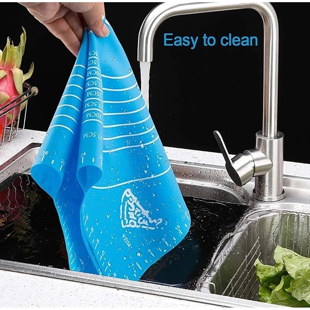 Pack of 3 Silicone Roti Mat (Blue)