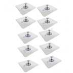 Pack of 10 Plastic Wall Hook (Multicolor)