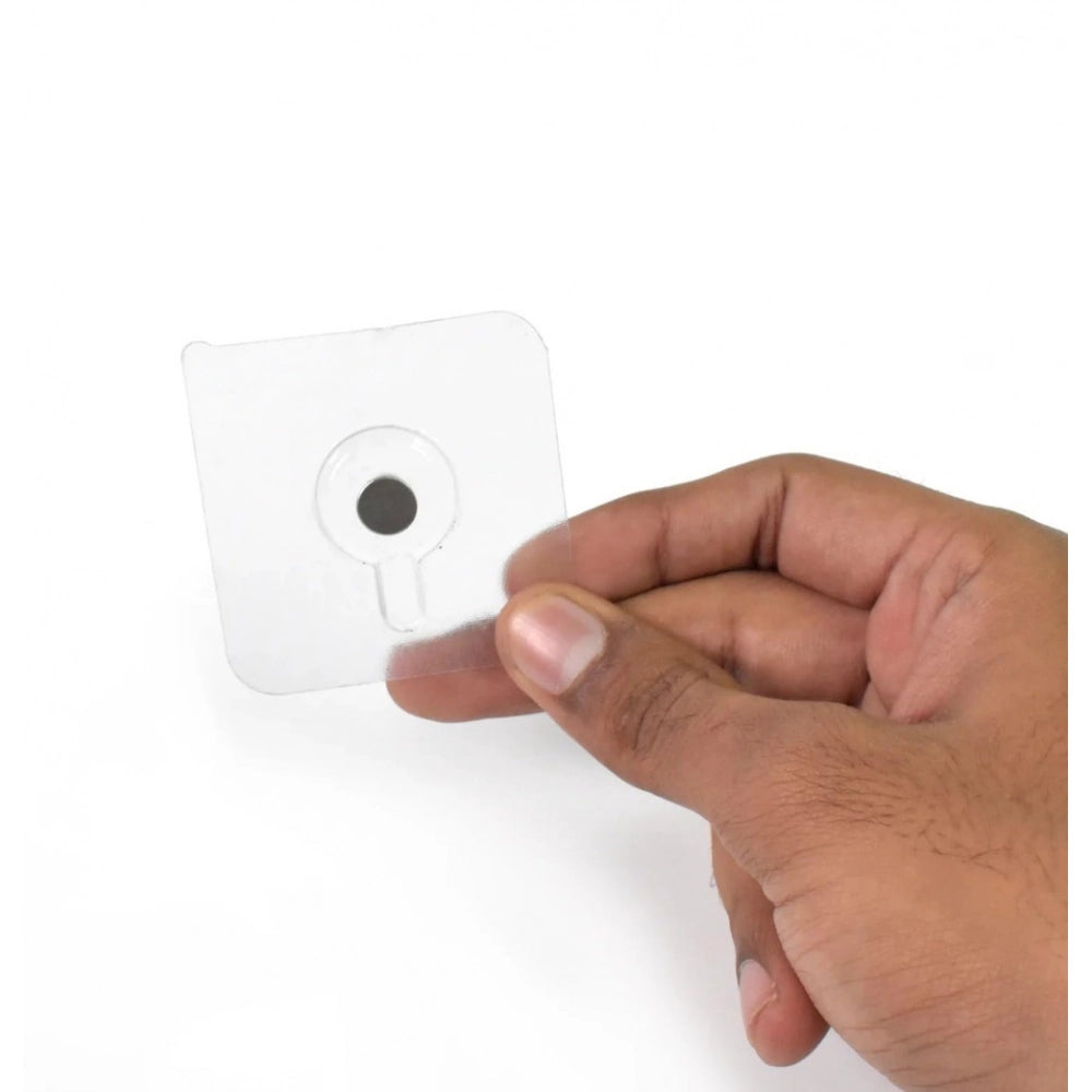 Pack of 10 Plastic Wall Hook (Multicolor)
