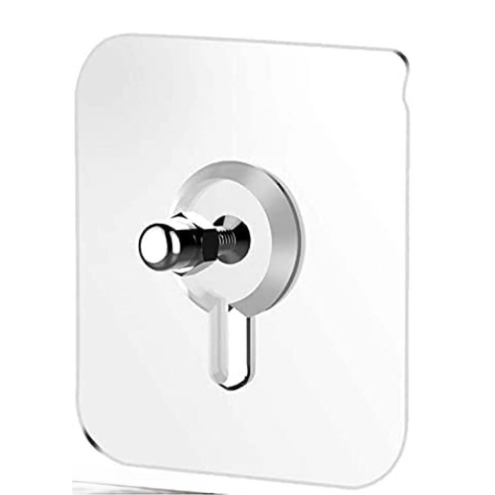 Pack of 10 Acrylic-Metal Wall Hook (Multicolor)