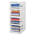 Pack of 1 Plastic Foldable Stackable Storage Organizer (White)