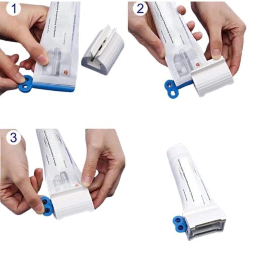 Pack of 2 Plastic Toothpaste Squeezer (Multicolor)
