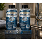 Pack of 2 Chrome Mirror Polish Liquid Bottles 100 ML