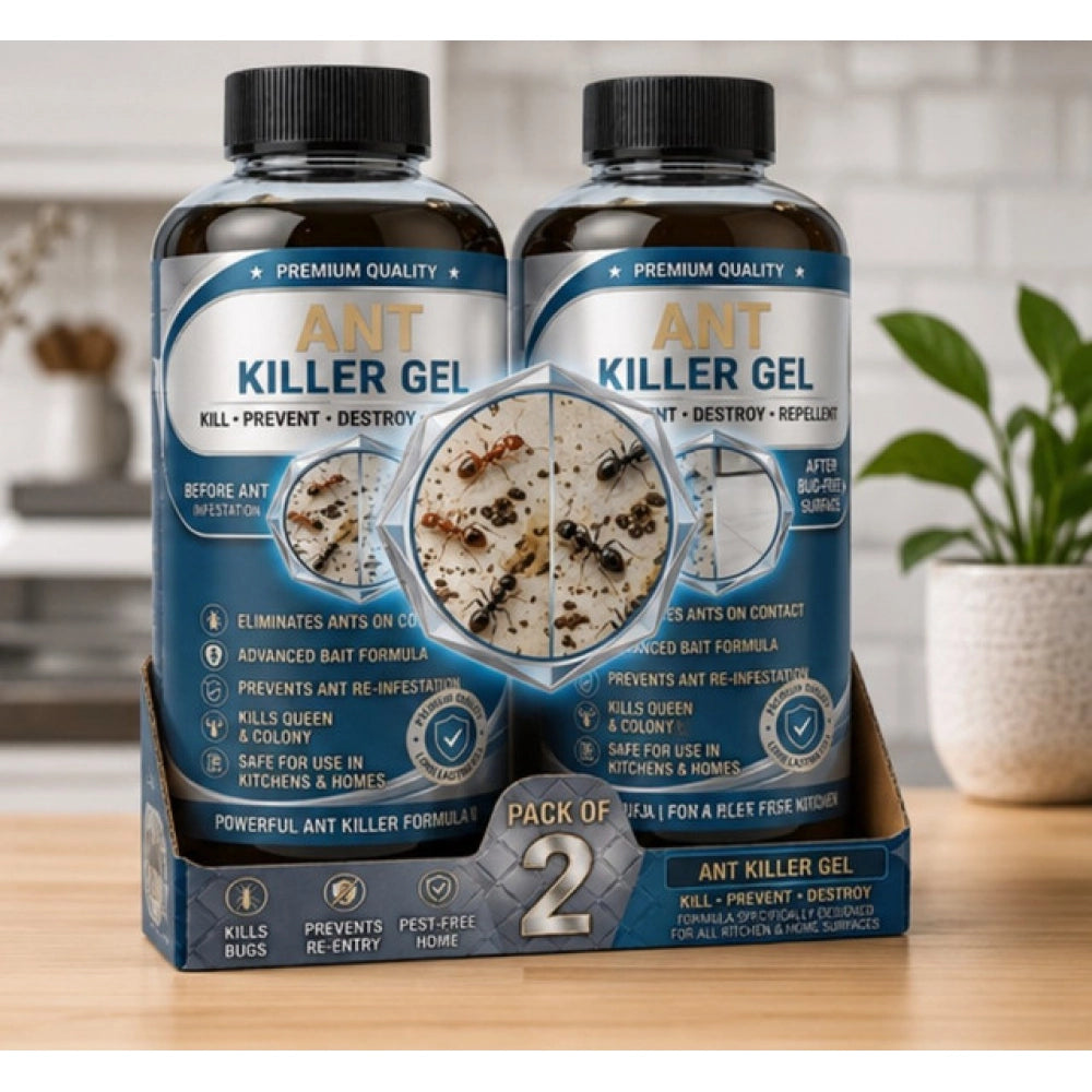 Pack of 2 Ant Killer Gel Bottles 100 ML