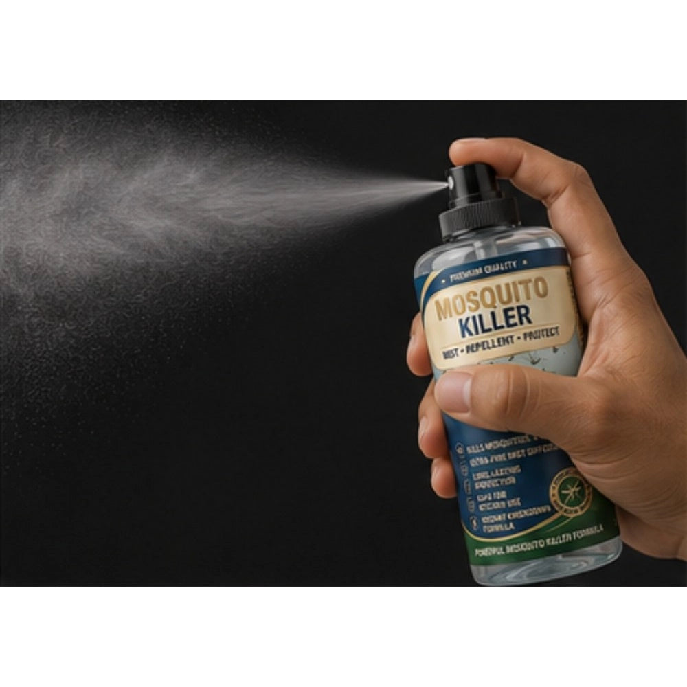 Pack of 2 Mosquito Killer Liquid Spray Bottles 100 ML