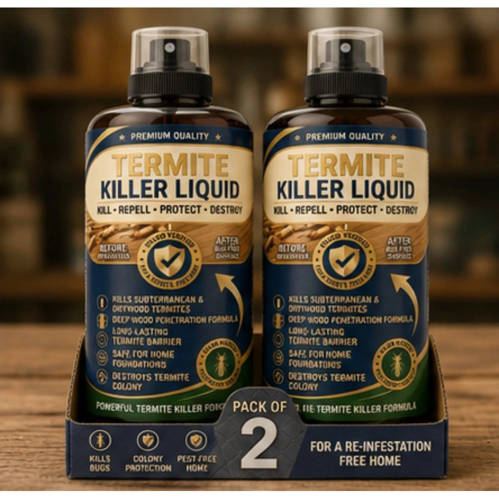 Pack of 2 Termite Killer Liquid Spray Bottles 100 ML
