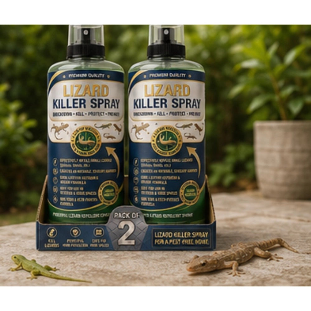 Pack of 2 Lizard Killer Liquid Spray Bottles 100 ML