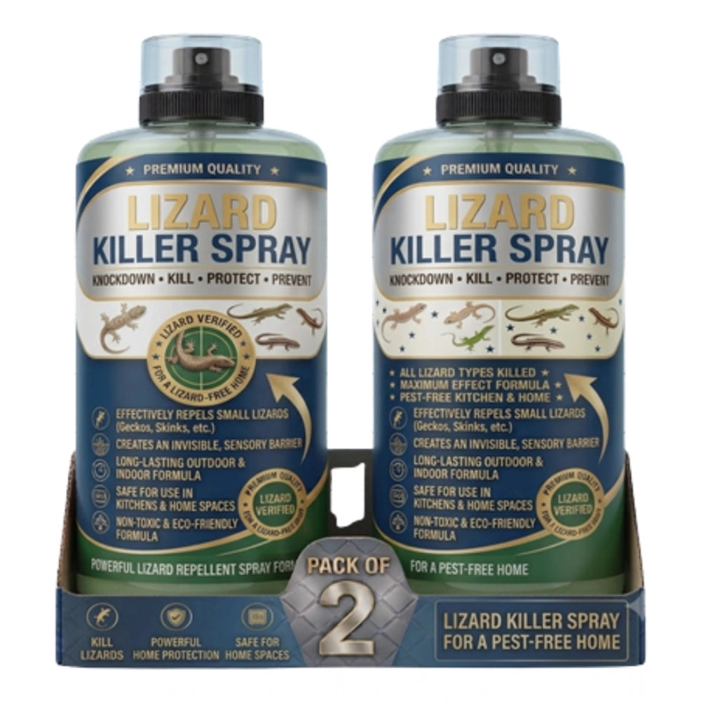 Pack of 2 Lizard Killer Liquid Spray Bottles 100 ML
