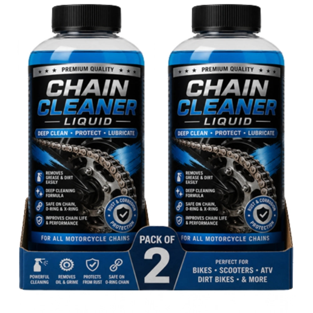 Pack of 2 Chain Cleaner Liquid Bottles 100 ML