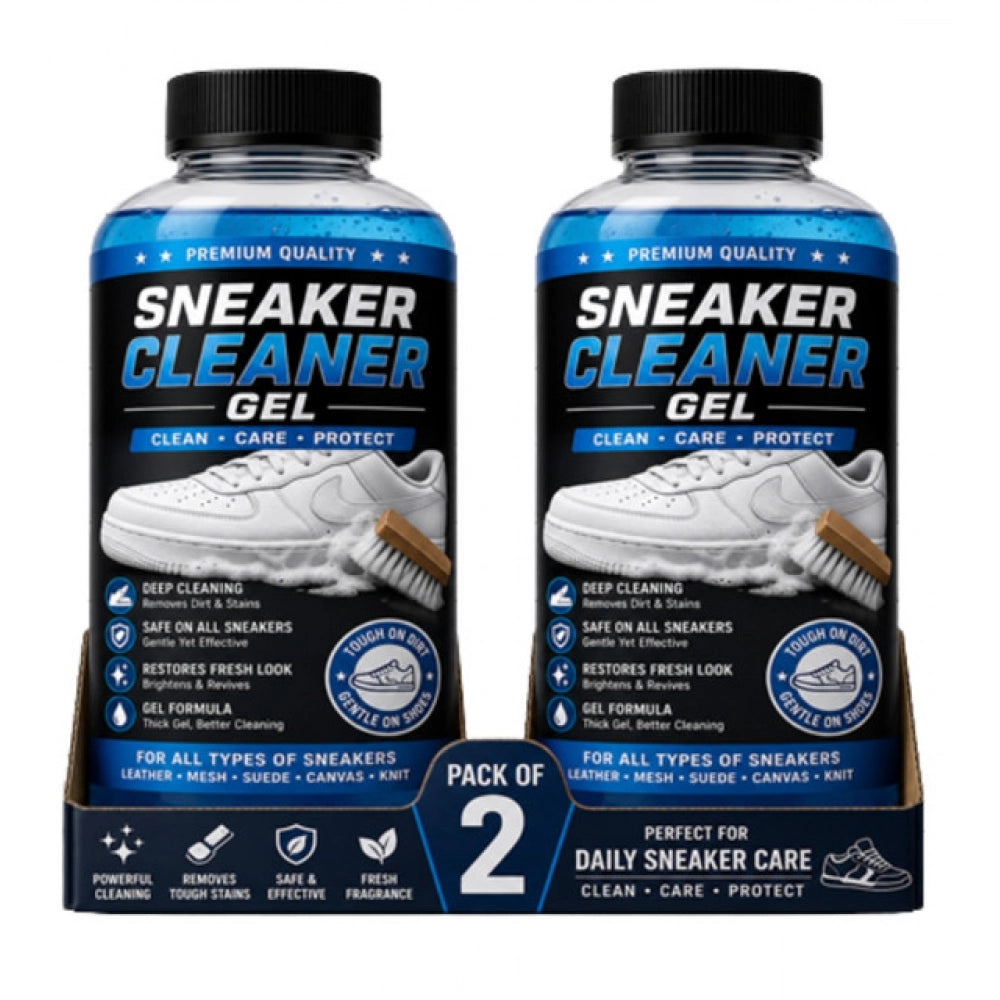 Pack of 2 Sneaker Cleaner Gel Bottles 100 ML