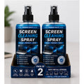 Pack of 2 Screen Cleaning Liquid Spray Bottles 100 ML