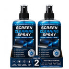Pack of 2 Screen Cleaning Liquid Spray Bottles 100 ML