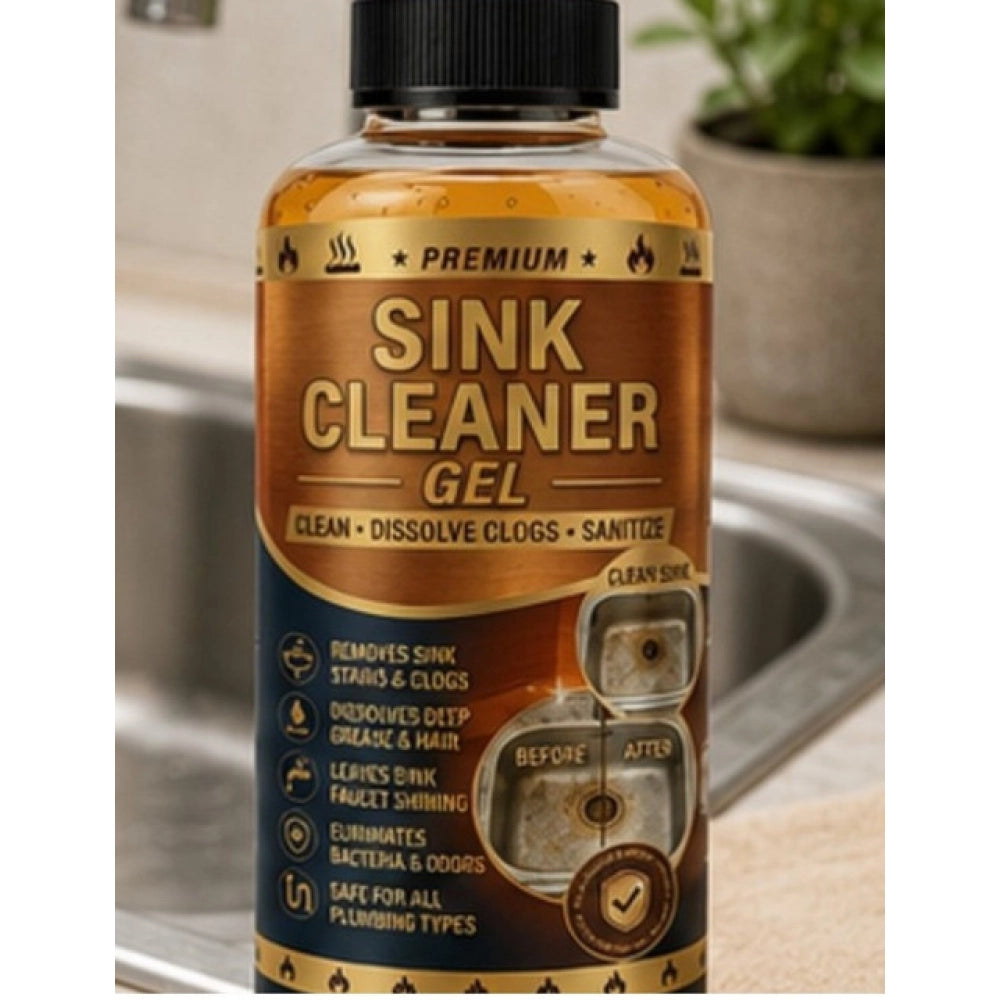 Pack of 2 Sink Cleaner Gel Bottles 100 ML