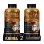 Pack of 2 Marble Polish Liquid Bottles 100 ML
