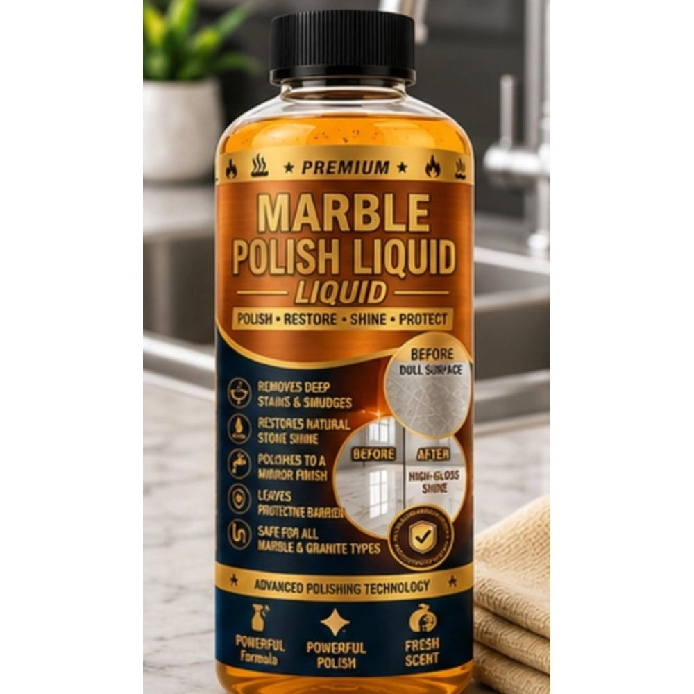 Pack of 2 Marble Polish Liquid Bottles 100 ML
