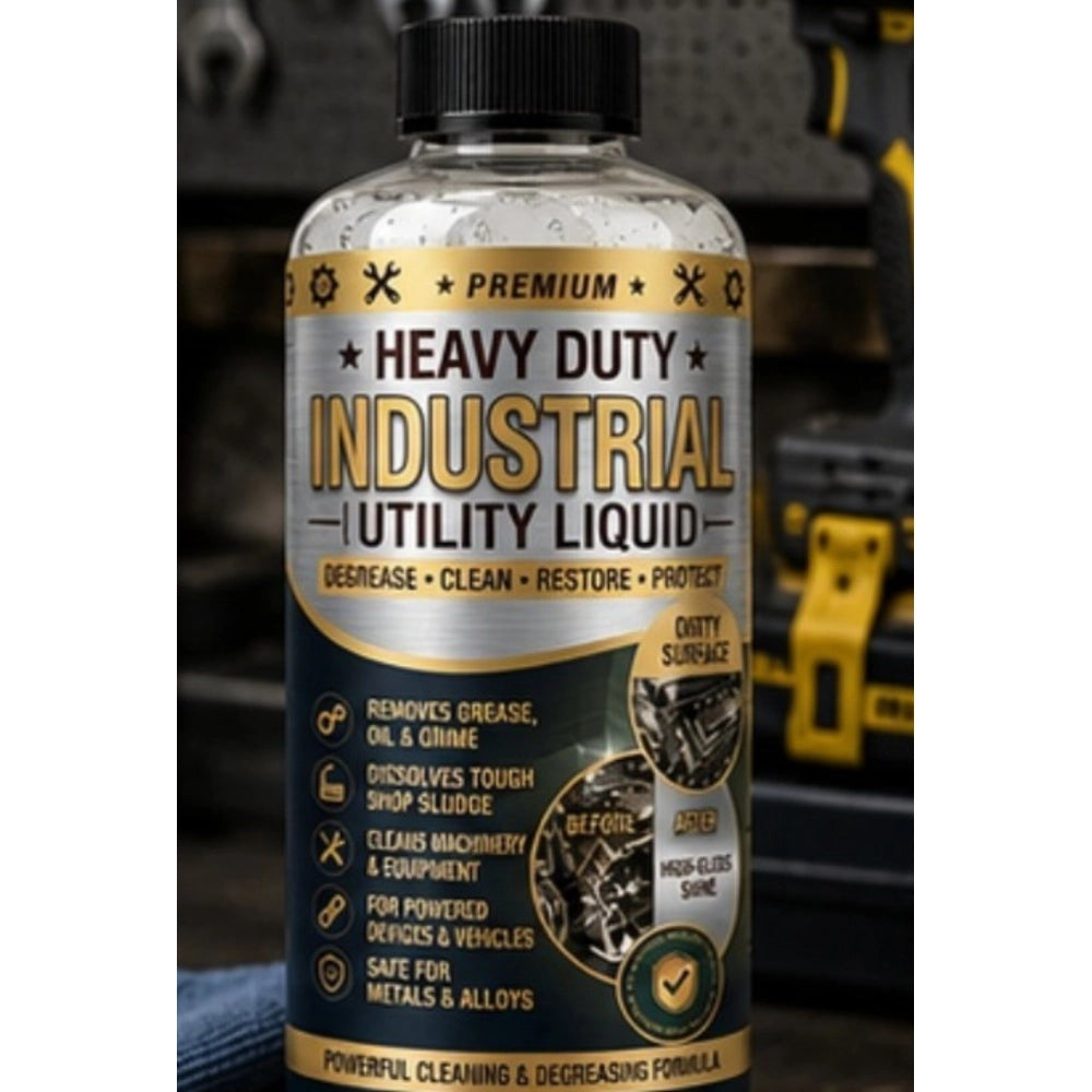 Pack of 2 Heavy Duty Industrial Utility Liquid Bottles 100 ML