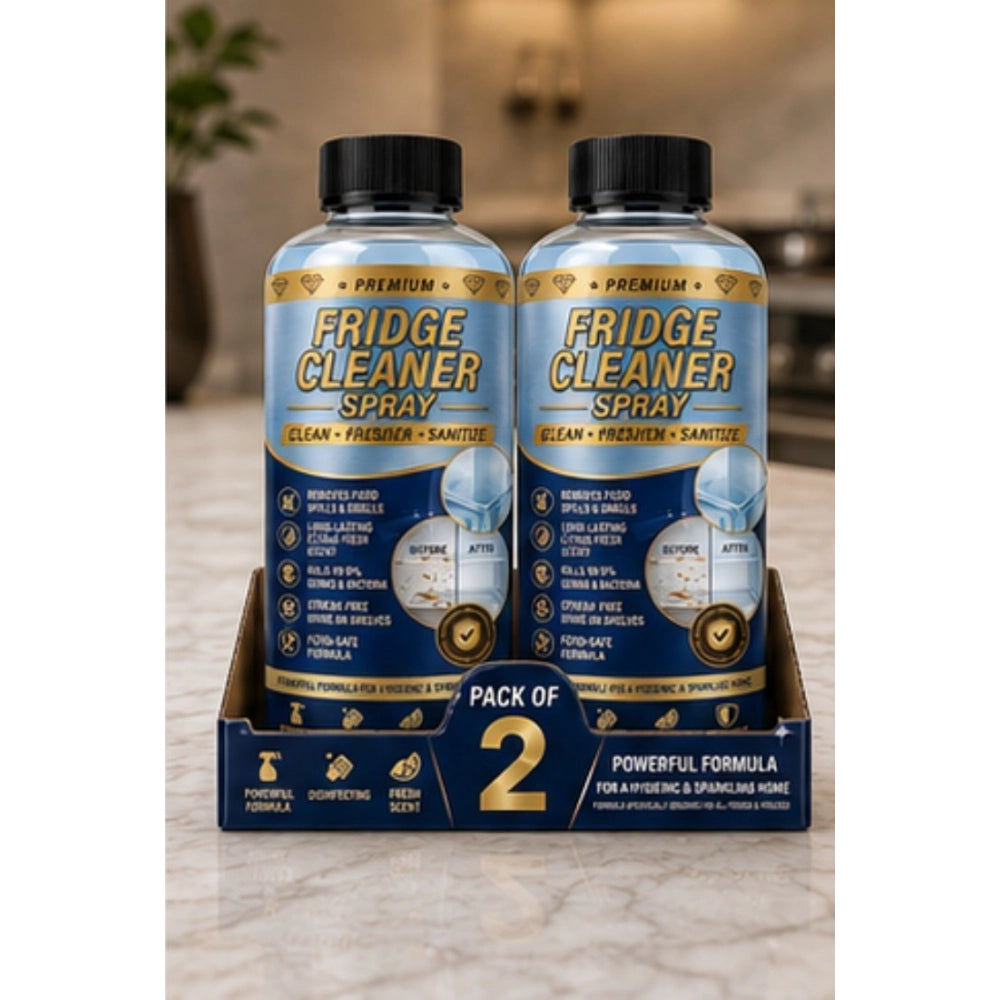 Pack of 2 Fridge Cleaner Liquid Bottles 100 ML