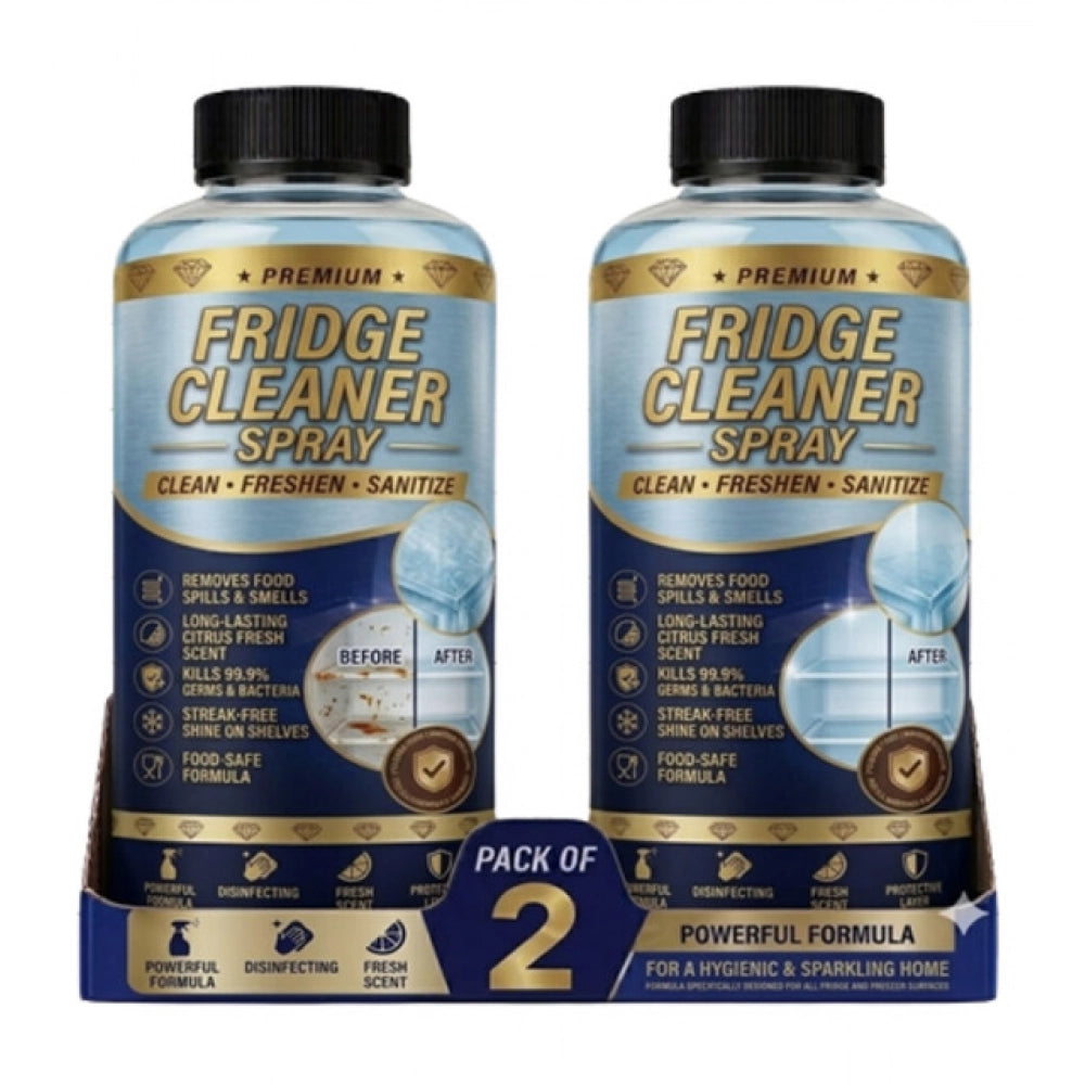 Pack of 2 Fridge Cleaner Liquid Bottles 100 ML