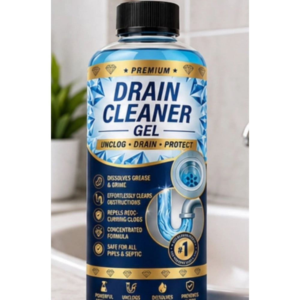 Pack of 2 Drain Cleaner Gel Bottles 100 ML