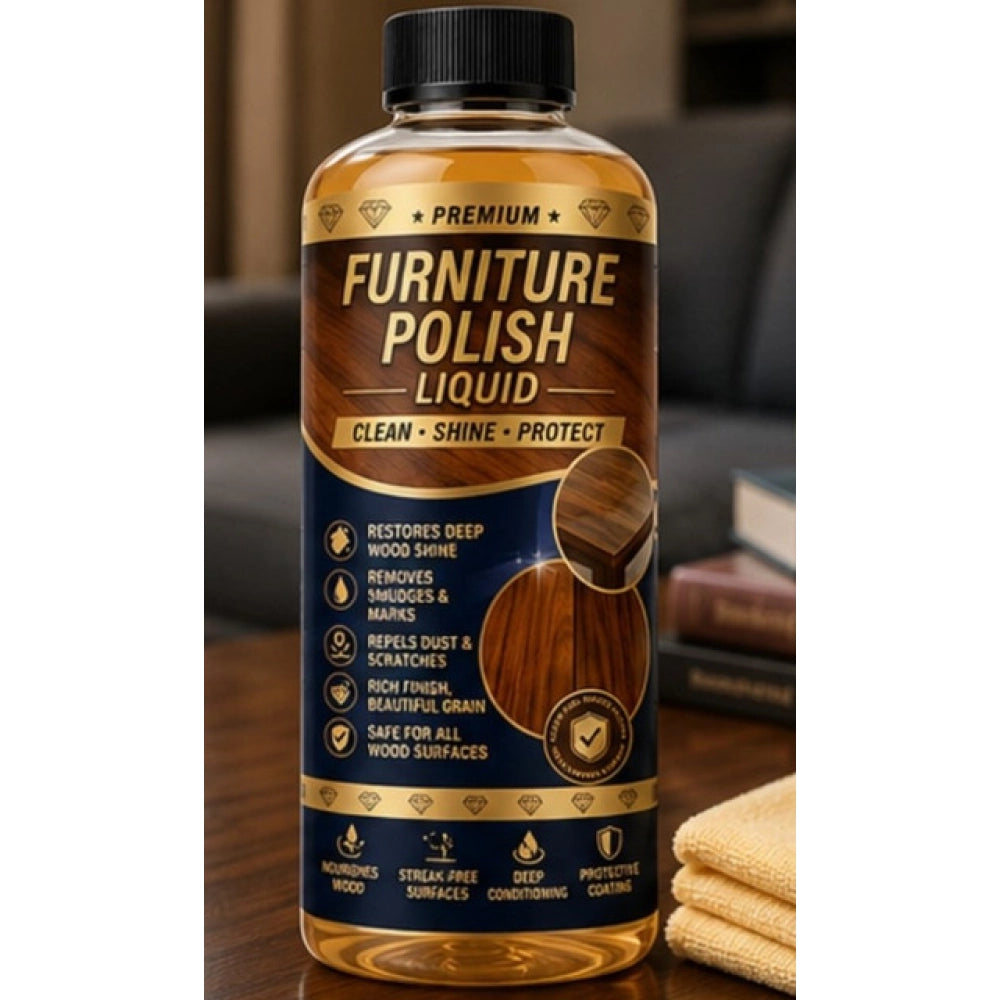 Pack of 2 Furniture Polish Liquid Bottles 100 ML