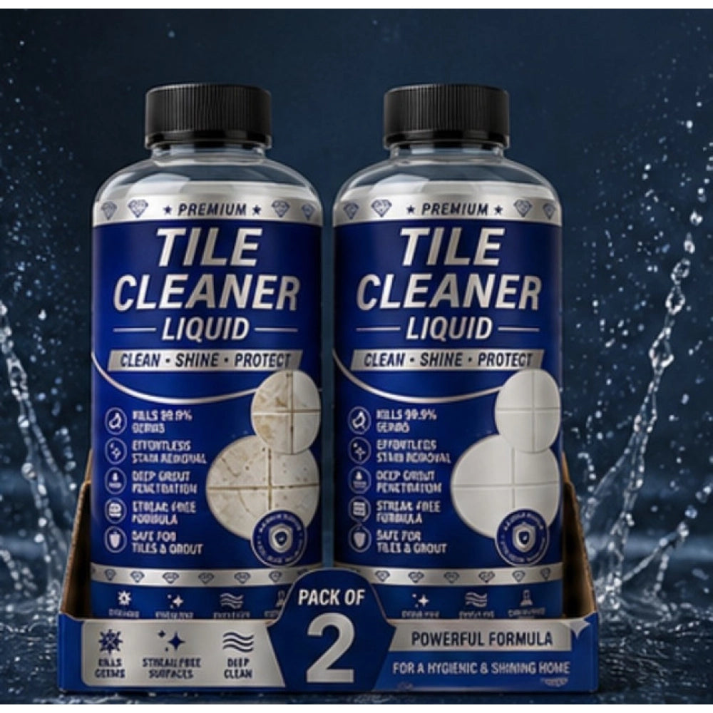 Pack of 2 Tile Cleaner Liquid Bottles 100 ML