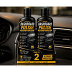 Pack of 2 Dashboard Polish Liquid Flip Top Cap Bottles 100 ML