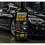 Pack of 2 Mirror Shine Car Polish Liquid Flip Top Cap Bottles 100 ML