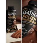 Pack of 2 Leather Polish Liquid Bottles 100 ML