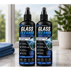 Pack of 2 Glass Cleaner Liquid Spray Bottles 100 ML