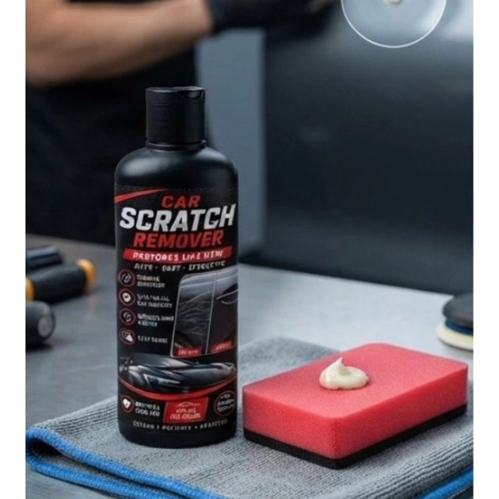 Pack of 2 Car Scratch Remover Liquid Flip Top Cap Bottles 100 ML